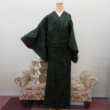 画像をギャラリービューアに読み込む, 紬 着物 グリーン