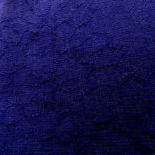 画像をギャラリービューアに読み込む, ウール着物 単衣 紺×多色 花蝶柄 バチ衿 カジュアルきもの 普段着物 ウールきもの 仕立て上がり 和洋ミックス 身丈155cm