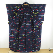 画像をギャラリービューアに読み込む, ウール着物 ネイビー