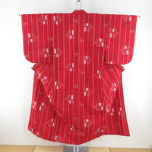画像をギャラリービューアに読み込む, ウール着物 レッド