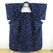 画像をギャラリービューアに読み込む, ウール着物 ネイビー