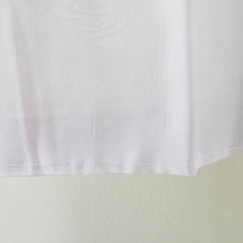 画像をギャラリービューアに読み込む, 襦袢 長襦袢 白色ｘ多色 ぼかし 地紋入り 花車模様 正絹 半衿付き 衿抜き付き 衿 仕立て上がり 女性着物用 身丈132cm