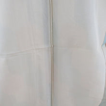 画像をギャラリービューアに読み込む, 小紋 夏物 紗単衣 夏着物 紗 バチ衿 絹 薄緑色ｘ薄黄色ｘ多色 亀甲模様 仕立て上がり 身丈155cm