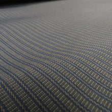 画像をギャラリービューアに読み込む, 反物 男性用 袴地 特選 遠藤織物 縞模様 正絹 黒色ｘ茶色 和装生地 和裁 未仕立て