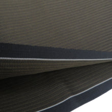 画像をギャラリービューアに読み込む, 反物 男性用 袴地 特選 遠藤織物 縞模様 正絹 黒色ｘ茶色 和装生地 和裁 未仕立て