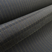 画像をギャラリービューアに読み込む, 反物 男性用 袴地 特選 遠藤織物 縞模様 正絹 黒色ｘ茶色 和装生地 和裁 未仕立て
