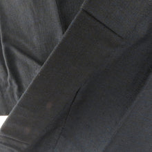 画像をギャラリービューアに読み込む, 男着物 アンサンブル ウール 単衣 無地 紺色 男性用きもの 羽織 メンズ 仕立て上がり 小さいサイズ 和服 男物 カジュアル 身丈135cm