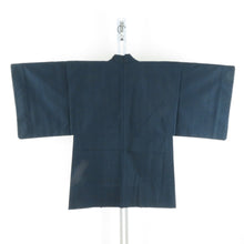 画像をギャラリービューアに読み込む, 男着物 アンサンブル ウール 単衣 無地 紺色 男性用きもの 羽織 メンズ 仕立て上がり 小さいサイズ 和服 男物 カジュアル 身丈135cm