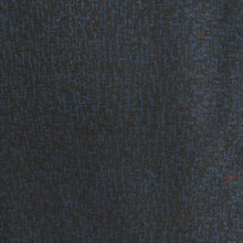 画像をギャラリービューアに読み込む, 男着物 アンサンブル ウール 単衣 幾何学模様 黒色ｘ紺色 男性用きもの 羽織 メンズ 仕立て上がり 小さいサイズ 和服 男物 カジュアル 身丈137.5cm