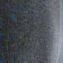 画像をギャラリービューアに読み込む, 男着物 アンサンブル ウール 単衣 幾何学模様 黒色ｘ紺色 男性用きもの 羽織 メンズ 仕立て上がり 小さいサイズ 和服 男物 カジュアル 身丈137.5cm