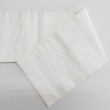 画像をギャラリービューアに読み込む, 名古屋帯 正絹 白色ｘ薄ピンク色 パステル系 お太鼓柄 幾何学模様 着物帯 カジュアル