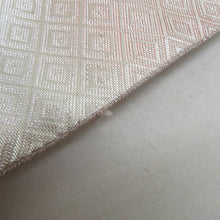 画像をギャラリービューアに読み込む, 袋帯 菱型に花と蝶々紋様 パステル系 金糸銀糸 六通柄 正絹 フォーマル向け 仕立て上がり 着物帯 長さ432cm