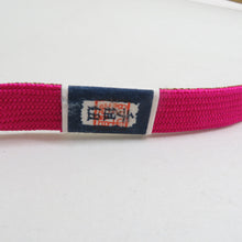 画像をギャラリービューアに読み込む, 帯締め 4本セット 平組 正絹 白色ｘ黄色ｘピンク色ｘ赤色 フォーマル カジュアル 金糸入り 和装小物 着物用 まとめ売り 帯〆