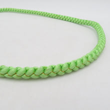 画像をギャラリービューアに読み込む, 帯締め 4本セット 丸組 正絹 和装小物 着物用 まとめ売り 帯〆 レトロ グリーンｘピンクｘベージュ 長さ168cm