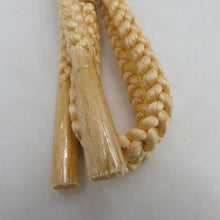 画像をギャラリービューアに読み込む, 帯締め 4本セット 丸組 正絹 和装小物 着物用 まとめ売り 帯〆 レトロ グリーンｘピンクｘベージュ 長さ168cm