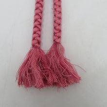 画像をギャラリービューアに読み込む, 帯締め 4本セット 丸組 正絹 和装小物 着物用 まとめ売り 帯〆 レトロ グリーンｘピンクｘベージュ 長さ168cm