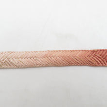 画像をギャラリービューアに読み込む, 帯締め 5本セット 平組 丸組 正絹 和装小物 着物用 まとめ売り 帯〆 カジュアル パステルカラー ﾍﾞｰｼﾞｭｘピンクｘパープルｘミントグリーン 長さ156cm