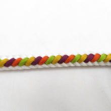 画像をギャラリービューアに読み込む, 帯締め 6本セット 丸組 正絹 和装小物 着物用 まとめ売り 帯〆 フカジュアル カラフル 多色 長さ148cm