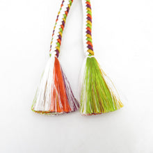 画像をギャラリービューアに読み込む, 帯締め 6本セット 丸組 正絹 和装小物 着物用 まとめ売り 帯〆 フカジュアル カラフル 多色 長さ148cm