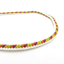 画像をギャラリービューアに読み込む, 帯締め 6本セット 丸組 正絹 和装小物 着物用 まとめ売り 帯〆 フカジュアル カラフル 多色 長さ148cm