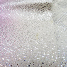 画像をギャラリービューアに読み込む, 名古屋帯 三松 Original Kimonossimo 正絹 銀糸 パステル系 水色ｘピンク色ｘ白色 花に蝶々文様 六通柄 着物帯 カジュアル帯 長さ372cm