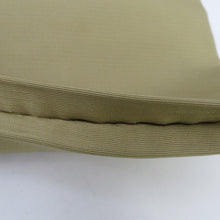 画像をギャラリービューアに読み込む, 名古屋帯 カーキ色ｘ白色 ぼかし 狸文様 お太鼓柄 染め模様 正絹 カジュアル 着物帯 長さ403cm