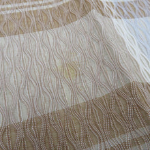 画像をギャラリービューアに読み込む, 袋帯 洒落袋帯 すくい織り 芝に霞文様 ベージュ色ｘ茶色ｘ緑色ｘ多色 お太鼓柄 正絹 金糸銀糸 カジュアル 着物帯 長さ452cm
