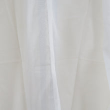 Load image into Gallery viewer, 襦袢 夏用 ポリエステル 絽 単衣 薄物 夏物 半衿付き 白色 広衿 フォーマル カジュアル 身丈135.5cm