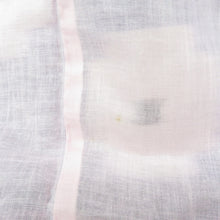 画像をギャラリービューアに読み込む, アンティーク 銘仙 昔着物 紫×白 袷 バチ衿 正絹 仕付け糸付き 昔きもの レトロモダン 明治・大正ロマン 身丈145.2cm