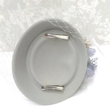 画像をギャラリービューアに読み込む, 帽子 トーク帽 トークハット カクテルハット ミニハット ヘッドドレス 髪飾り レース チュール クリップタイプ