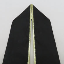 画像をギャラリービューアに読み込む, 刺繍半衿・重ね衿セット オフホワイト 花×鳥かご×羽根 Silelly シルエリー ブラック×ゴールド リバーシブル 新合繊 ポリエステル 半襟 伊達衿 モノトーン 振袖 礼装 成人式 卒業式 和装小物 日本製