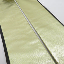 画像をギャラリービューアに読み込む, 刺繍半衿・重ね衿セット オフホワイト 花×鳥かご×羽根 Silelly シルエリー ブラック×ゴールド リバーシブル 新合繊 ポリエステル 半襟 伊達衿 モノトーン 振袖 礼装 成人式 卒業式 和装小物 日本製