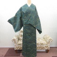 画像をギャラリービューアに読み込む, ウール着物 グリーン