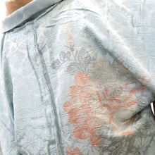 画像をギャラリービューアに読み込む, 昔 長羽織 花柄 刺繍 地模様