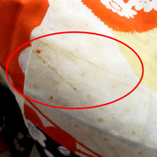 Load image into Gallery viewer, 羽織 アンティーク 昔長羽織 正絹 紫×多色 扇 花車 花々 昔 レトロモダン 明治・大正ロマン ちりよけ 上着 身丈99.5cm