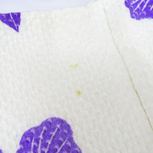 画像をギャラリービューアに読み込む, 振袖 正絹 ホワイト×パープル系 総絞り 花々 袷 広衿 成人式 卒業式 舞台衣装 フォーマル 仕立上り 着物 しぼり 身丈164.2cm