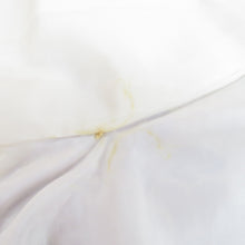 画像をギャラリービューアに読み込む, 振袖 正絹 ホワイト×パープル系 総絞り 花々 袷 広衿 成人式 卒業式 舞台衣装 フォーマル 仕立上り 着物 しぼり 身丈164.2cm