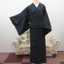 画像をギャラリービューアに読み込む, ウール着物 ネイビー