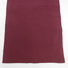 Load image into Gallery viewer, 名古屋帯 染め模様 落款入り 縮緬 小豆色ｘ多色 お太鼓柄 辻が花文様 正絹 カジュアル 着物帯 長さ372cm