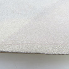 Load image into Gallery viewer, 袋帯 地紙文 シルバー系 白色ｘピンク色ｘ銀色 パステル系 全通柄 正絹 フォーマル向け 着物帯 長さ432cm