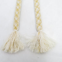 Load image into Gallery viewer, 帯締め 5本セット カジュアル フォーマル オレンジ色ｘピンク色ｘ白色ｘクリーム色 平組 丸組 正絹 和装小物 着物用 まとめ売り 帯〆 多色 カラフル