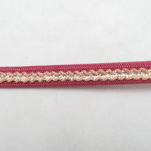 Load image into Gallery viewer, 帯締め 5本セット カジュアル フォーマル オレンジ色ｘピンク色ｘ白色ｘクリーム色 平組 丸組 正絹 和装小物 着物用 まとめ売り 帯〆 多色 カラフル