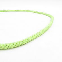 Load image into Gallery viewer, 帯締め 5本セット カジュアル ピンク色ｘ緑色ｘ辛子色 平組 丸組 正絹 和装小物 着物用 まとめ売り 帯〆 多色 カラフル