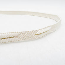 Load image into Gallery viewer, 帯締め 5本セット カジュアル フォーマル 平組 正絹 和装小物 オレンジ色ｘ緑色ｘピンク色 着物用 まとめ売り 帯〆 多色 カラフル