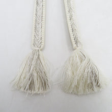 Load image into Gallery viewer, 帯締め 3本セット カジュアル フォーマル 平組 正絹 和装小物 着物用 白色ｘピンク色 まとめ売り 帯〆 多色 カラフル