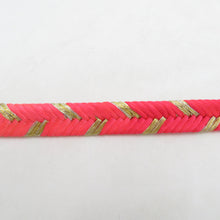 Load image into Gallery viewer, 帯締め 3本セット カジュアル フォーマル 平組 正絹 和装小物 着物用 白色ｘピンク色 まとめ売り 帯〆 多色 カラフル
