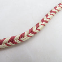 Load image into Gallery viewer, 帯締め 4本セット カジュアル 丸組 正絹 和装小物 緑色ｘ白色 着物用 まとめ売り 帯〆 多色 カラフル