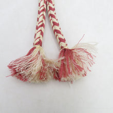 Load image into Gallery viewer, 帯締め 4本セット カジュアル 丸組 正絹 和装小物 緑色ｘ白色 着物用 まとめ売り 帯〆 多色 カラフル