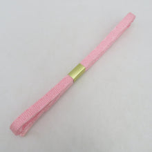 Load image into Gallery viewer, 帯締め 6本セット カジュアル 平組 三分紐 正絹 茶色ｘオレンジ色ｘピンク色 和装小物 着物用 まとめ売り 帯〆 多色 カラフル