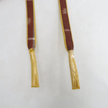 Load image into Gallery viewer, 帯締め 6本セット カジュアル 平組 三分紐 正絹 茶色ｘオレンジ色ｘピンク色 和装小物 着物用 まとめ売り 帯〆 多色 カラフル